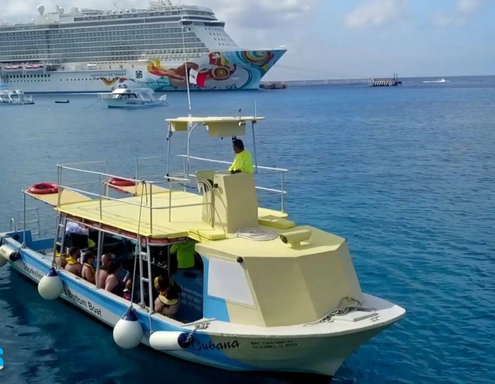 Private Glass Bottom Boat Snorkeling Tour